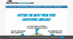 Desktop Screenshot of lightscribelabeling.com